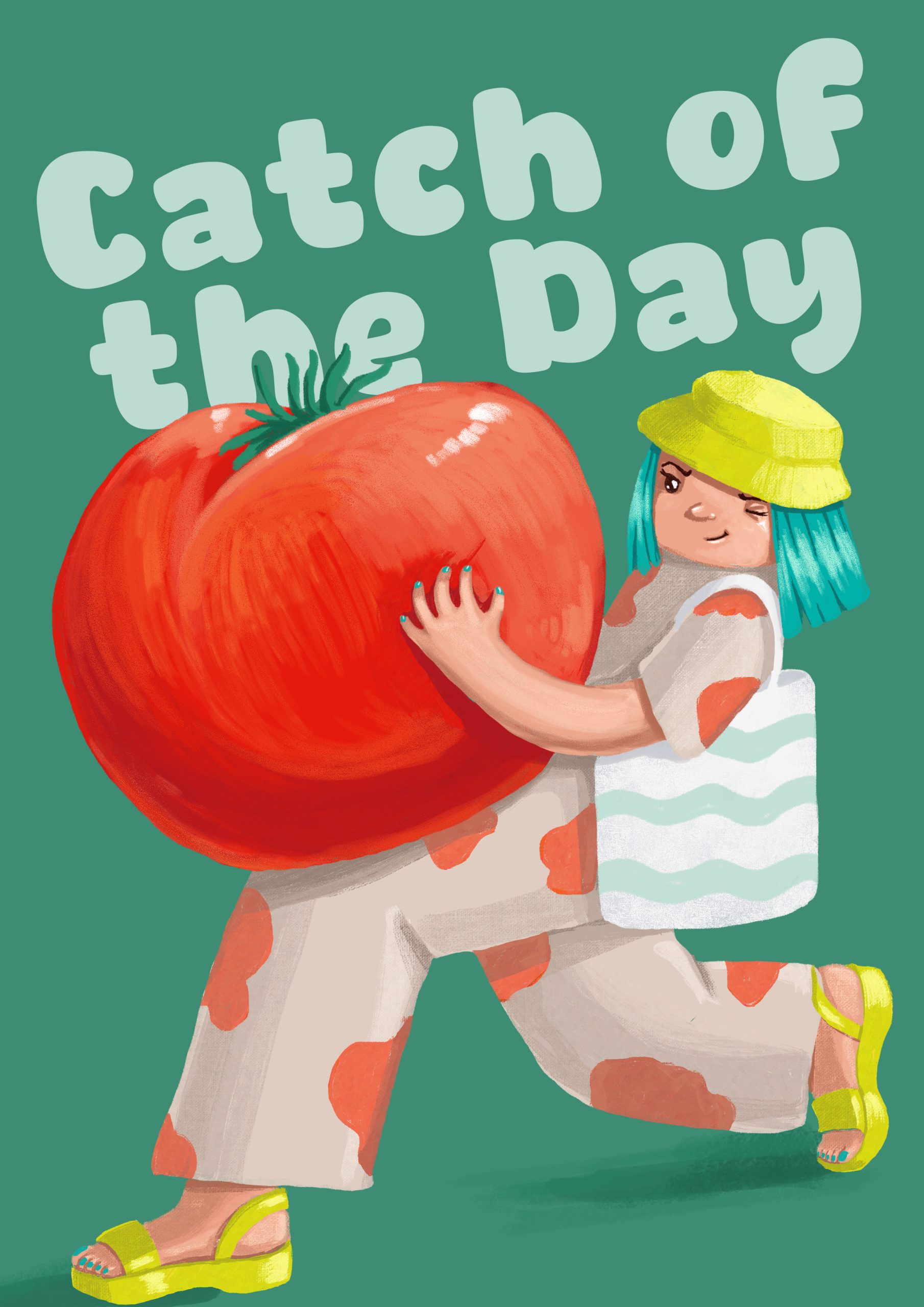 Tomato Season - Supermarket Poster Illustration