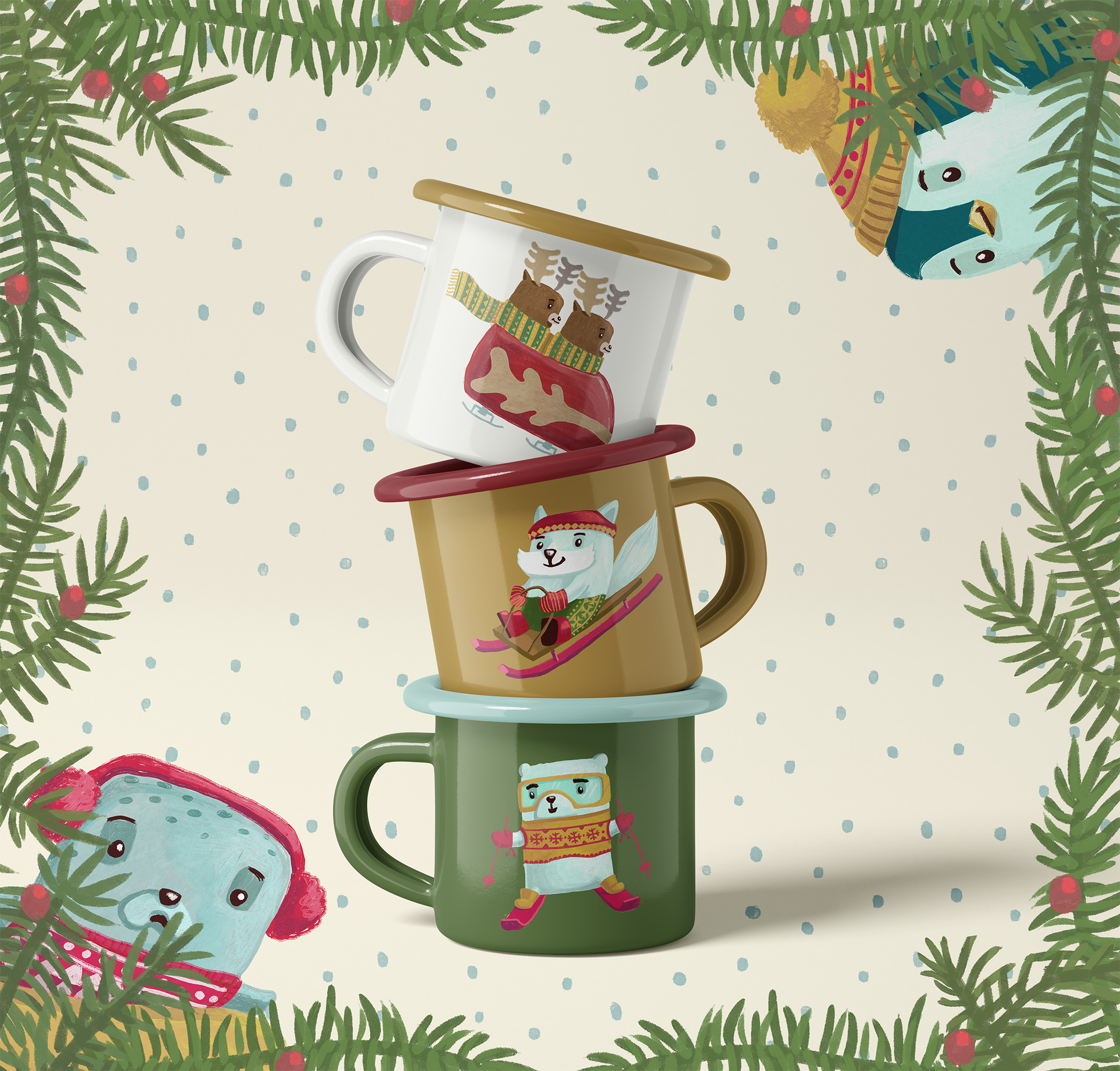 Playful Winter-a mini collection