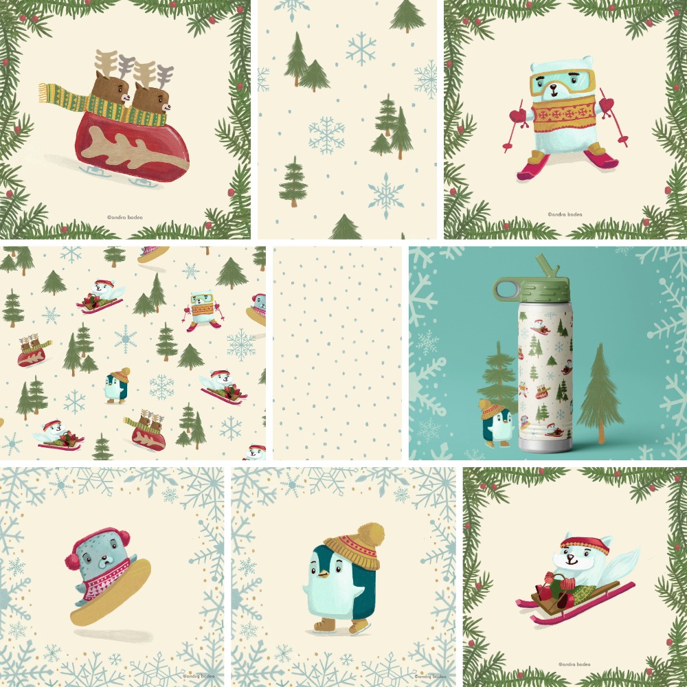 Playful Winter-a mini collection